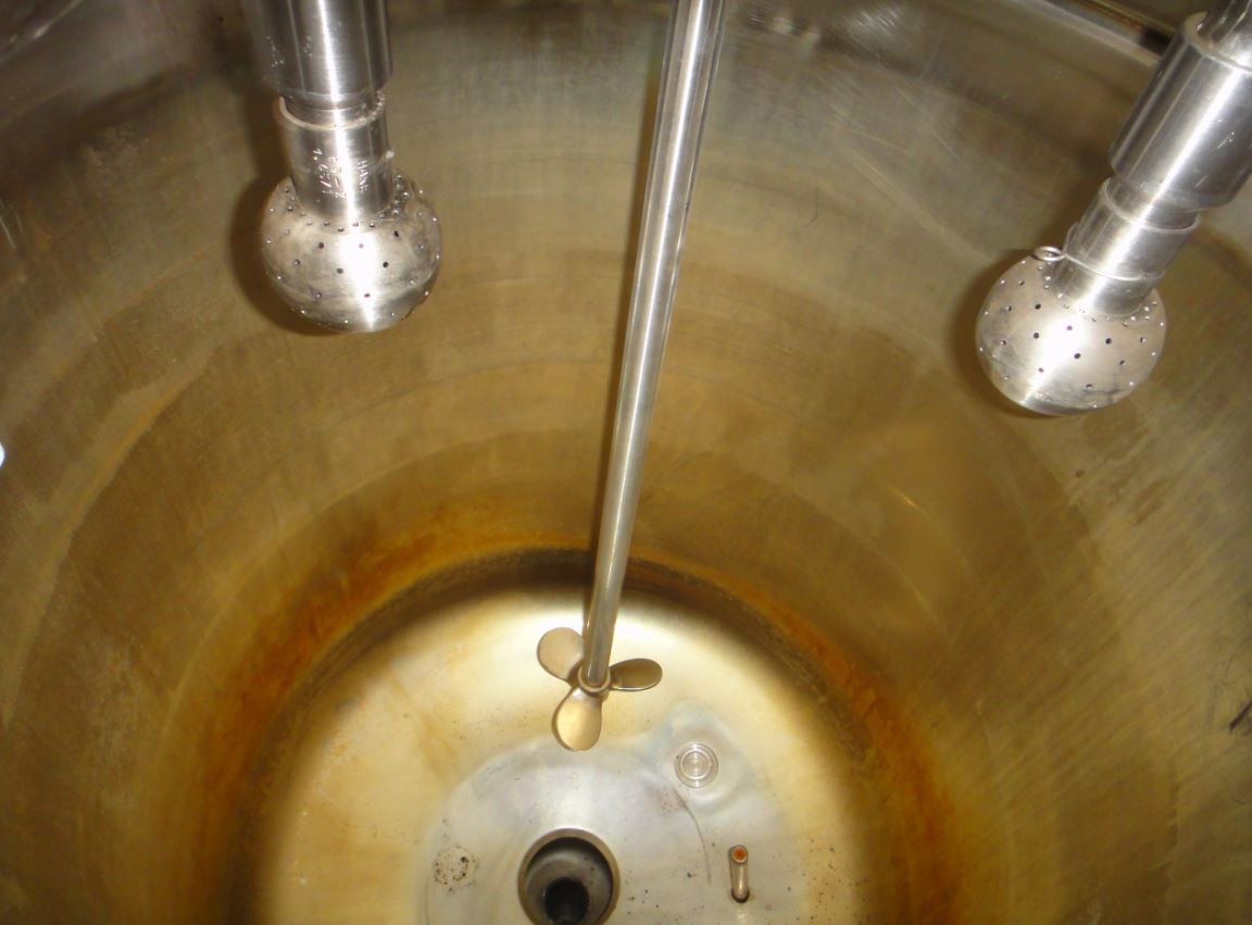 Behälter 200 Liter aus V2A, gebraucht, 
temperierbar, isoliert