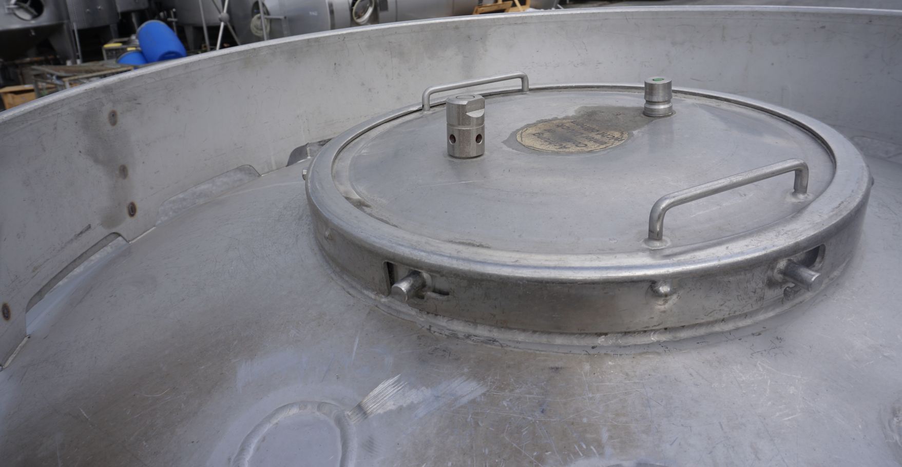Rundcontainer 1.000 Liter aus V2A einwandig