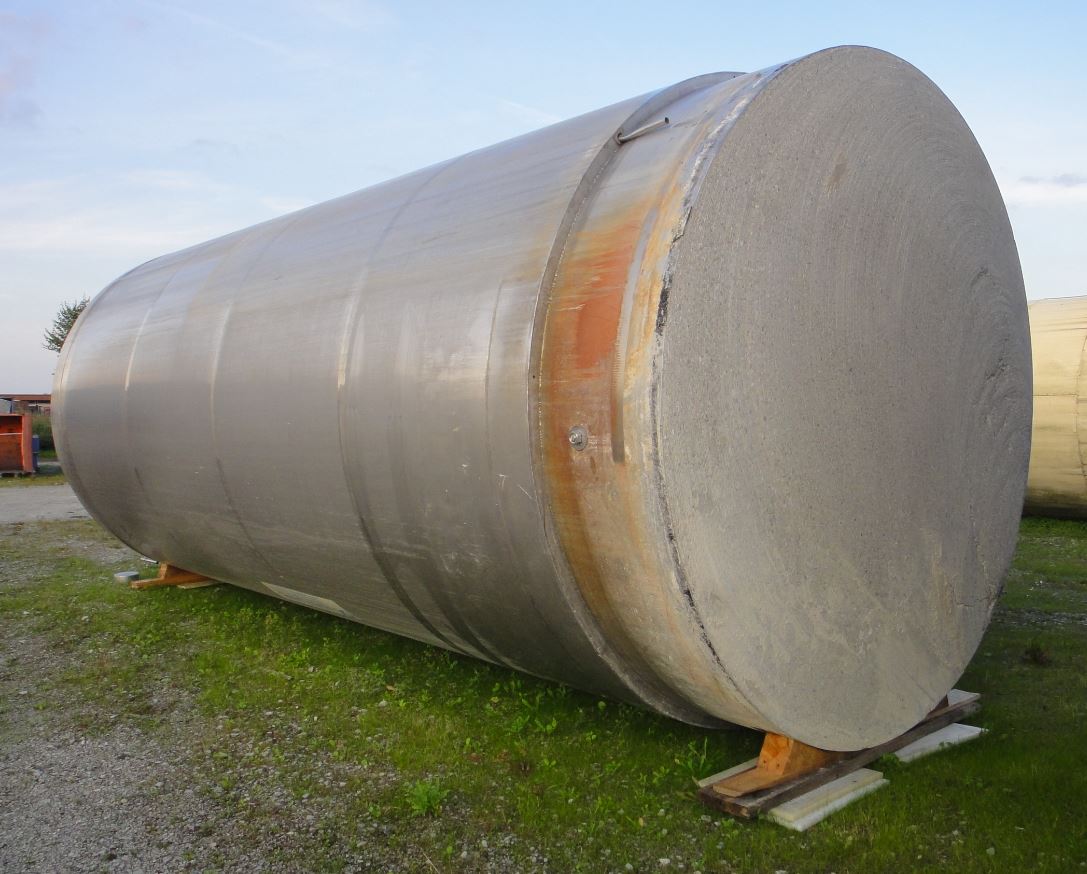 Behälter 40.000 Liter aus V2A, gebraucht, isoliert