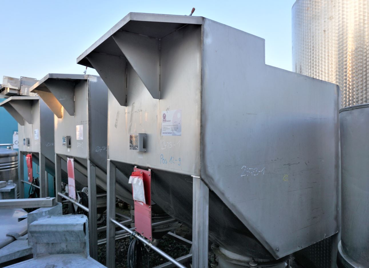 Container 2.400 Liter aus V2A einwandig