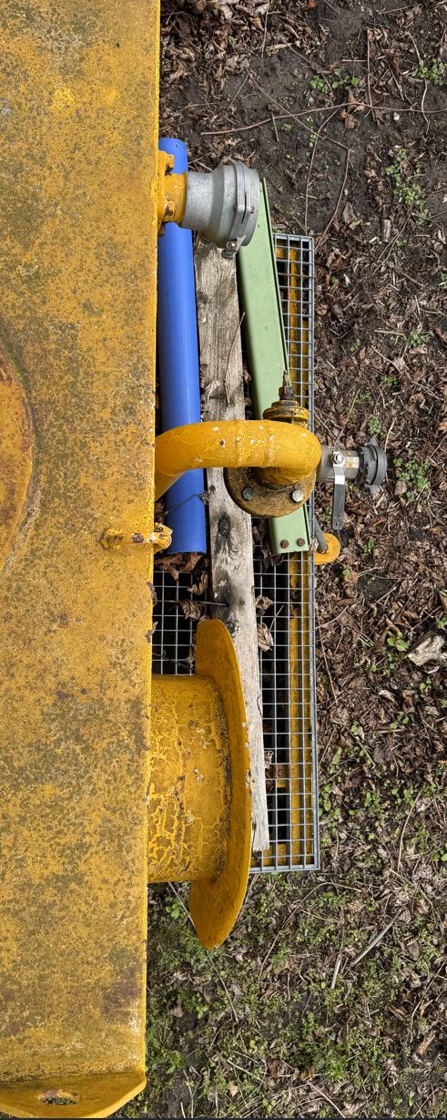 Stahltank mit Fahrgestell 2.500 Liter