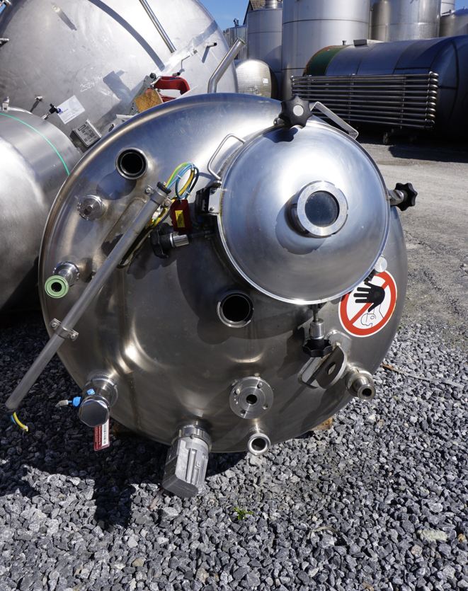 Behälter 1.250 Liter aus V4A einwandig, gebraucht
