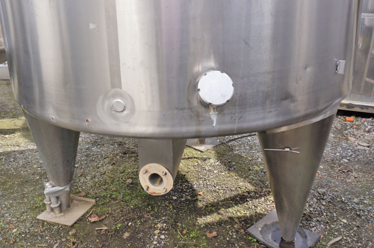 Behälter 2.000 Liter aus V2A isoliert, gebraucht