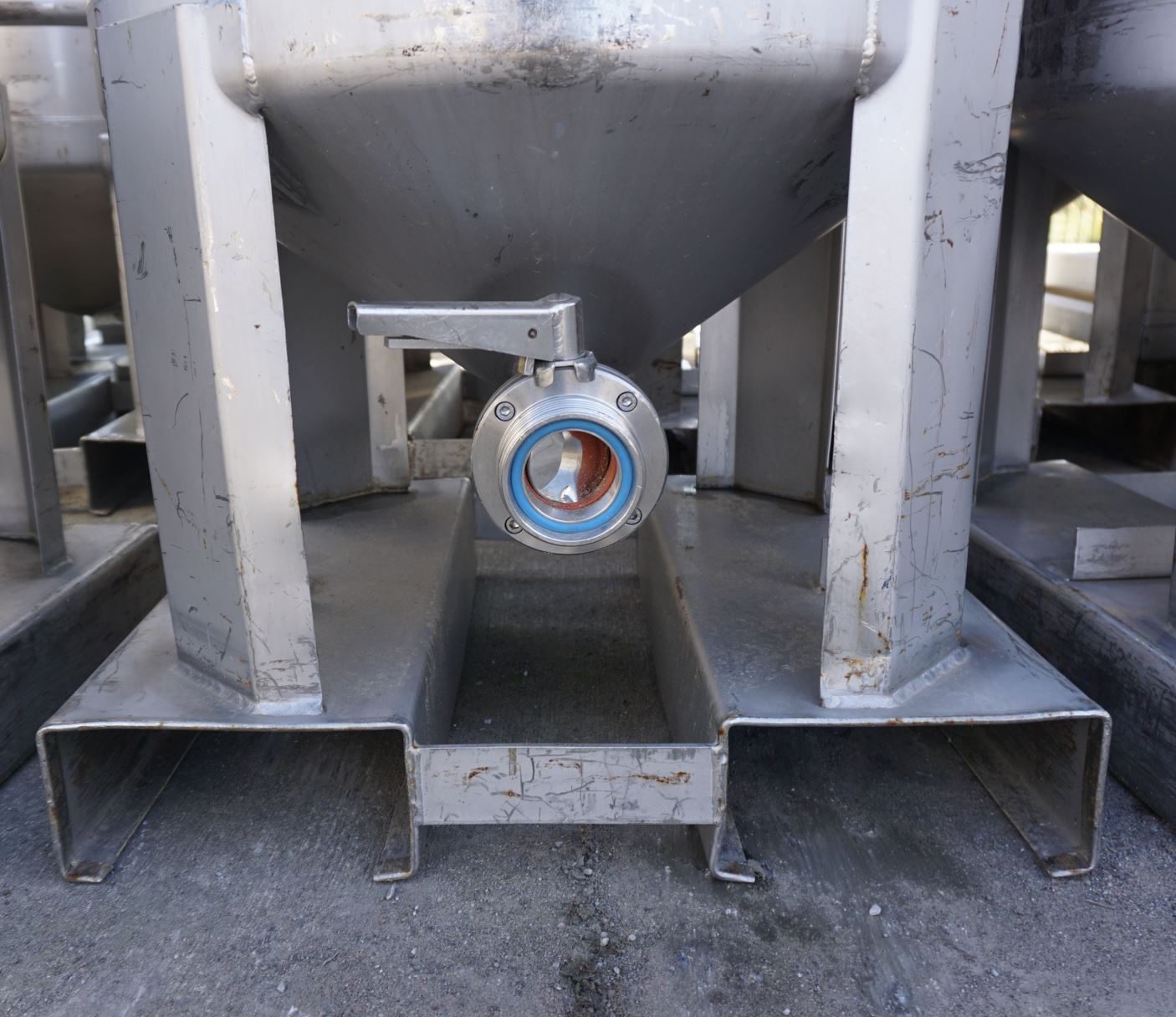 Rundcontainer 250 Liter aus V2A einwandig