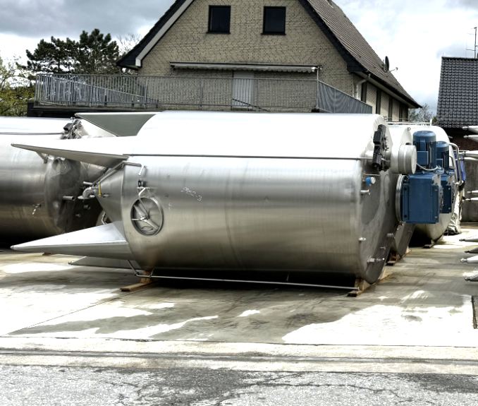 Behälter 15.000 Liter aus V2A einwandig, gebraucht