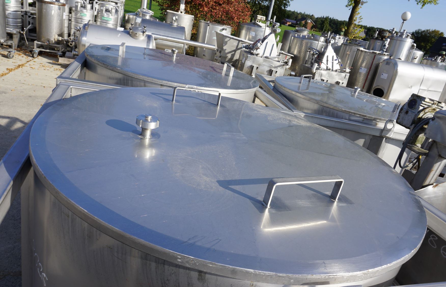 Behälter 1.000 Liter aus V2A, einwandig