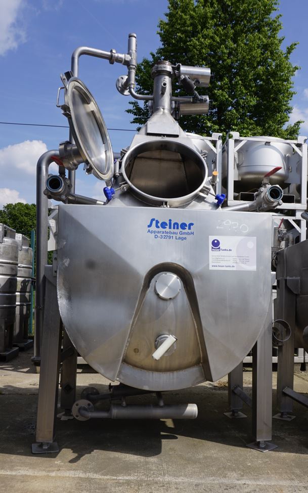 Mischer 230 Liter aus V4A, isoliert, gebraucht