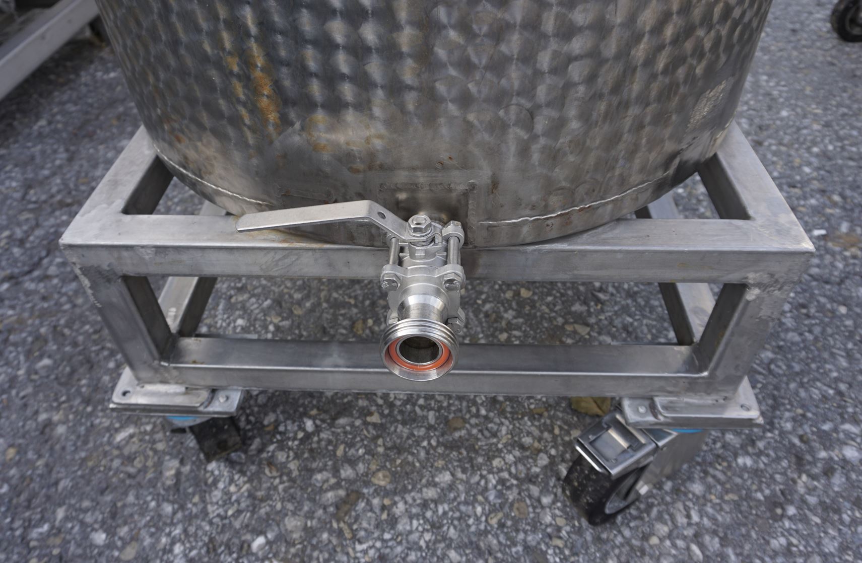 Behälter 300 Liter aus V2A, einwandig, gebraucht