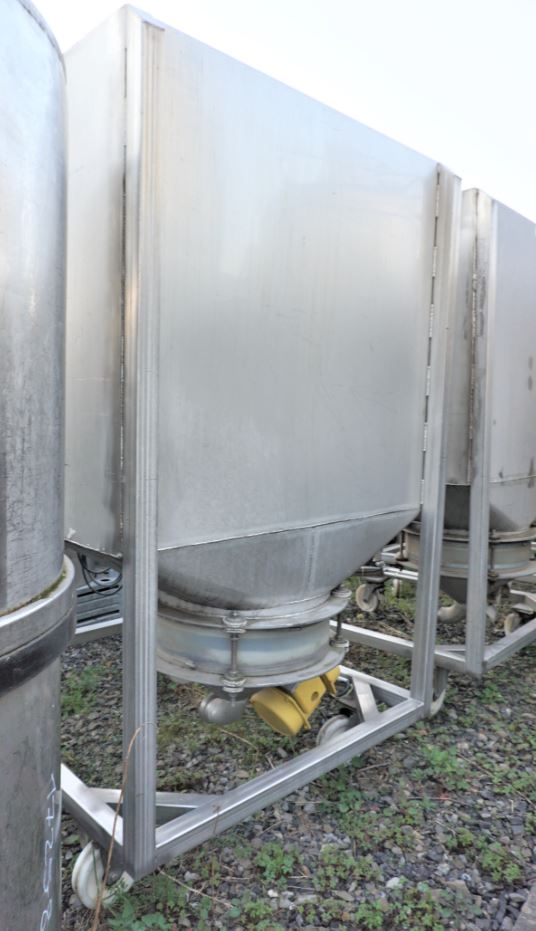 Container 2.400 Liter aus V2A einwandig