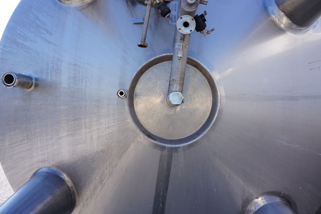 Druckbehälter 30.395 Liter aus V2A temperierbar