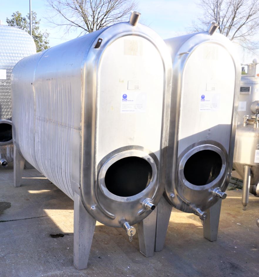 Behälter 2.500 Liter aus V2A einwandig