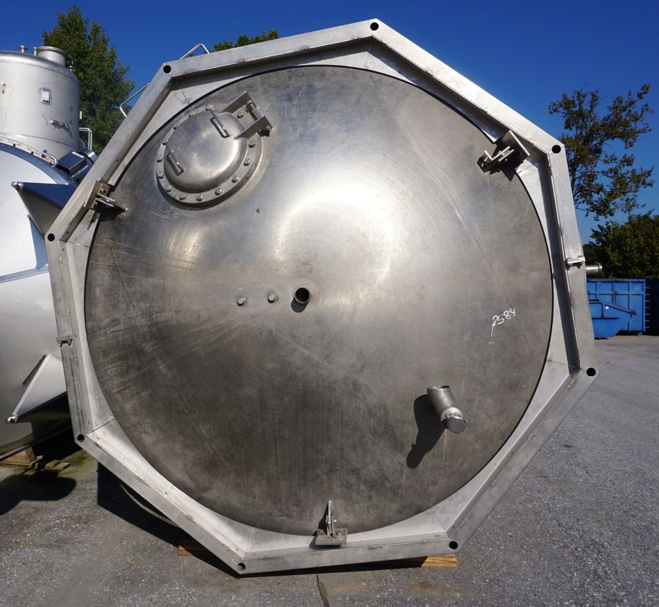 Druckbehälter 30.395 Liter aus V2A temperierbar