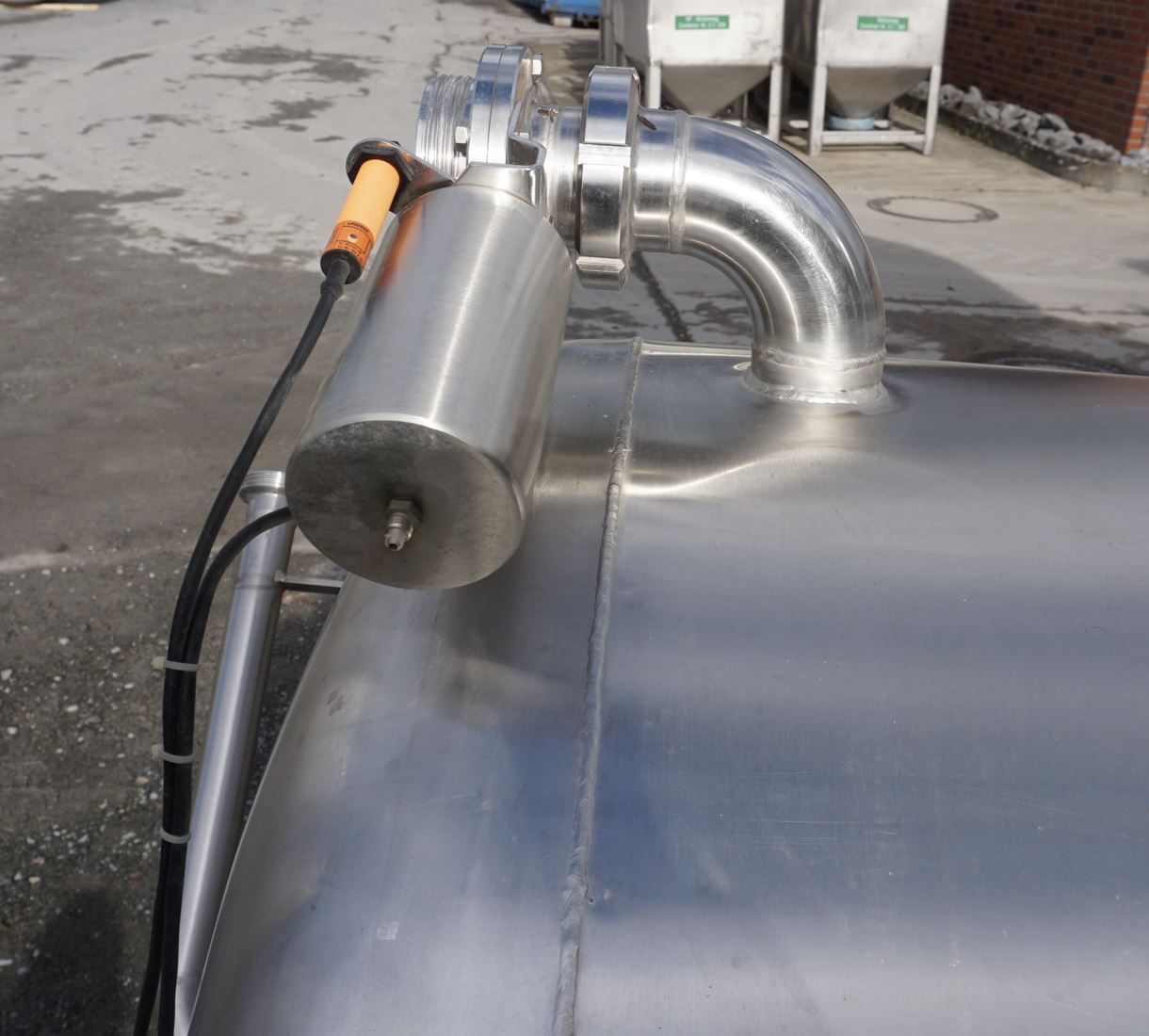 Behälter 2.000 Liter aus V2A, einwandig