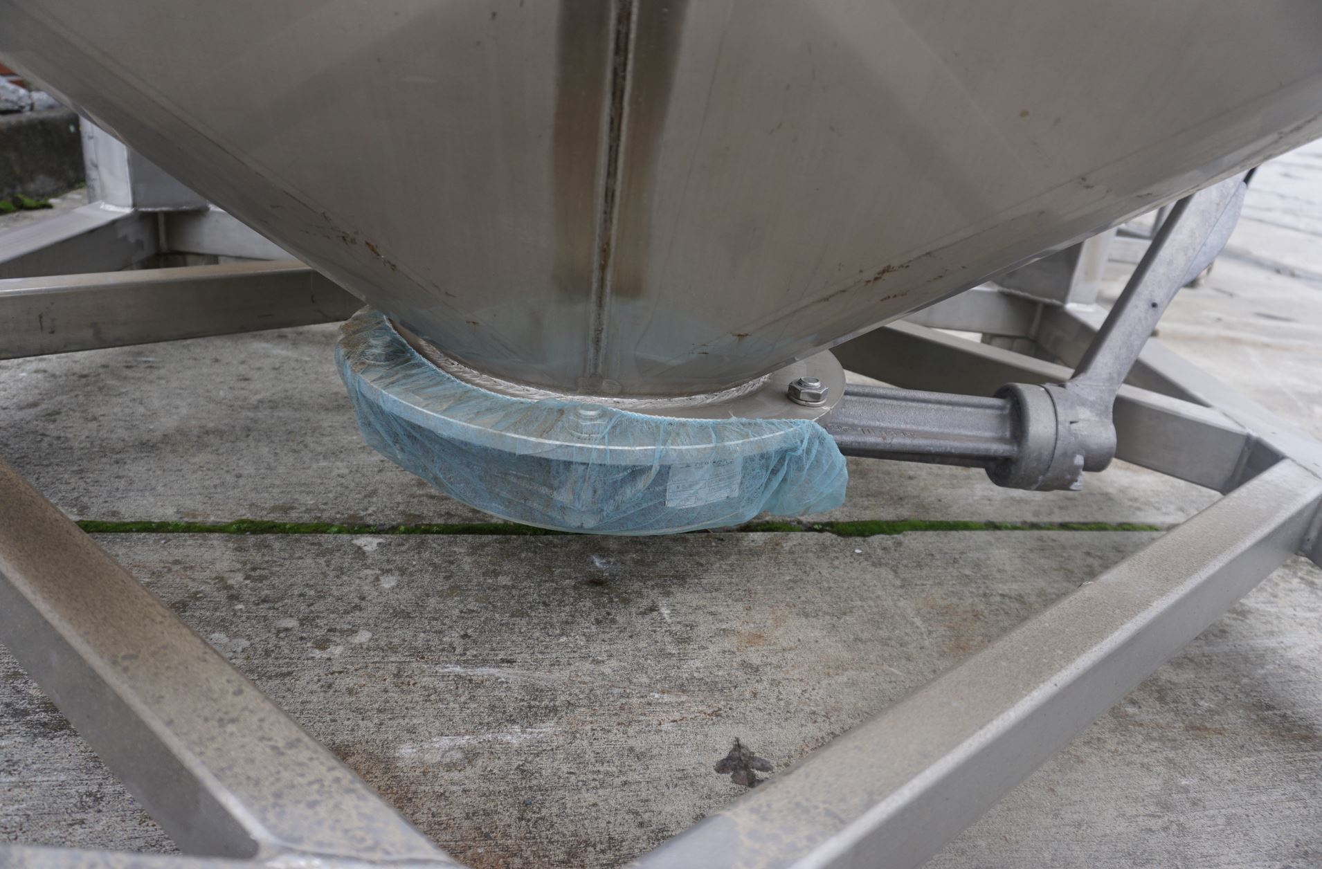 Schüttgutcontainer 800 Liter aus V2A einwandig