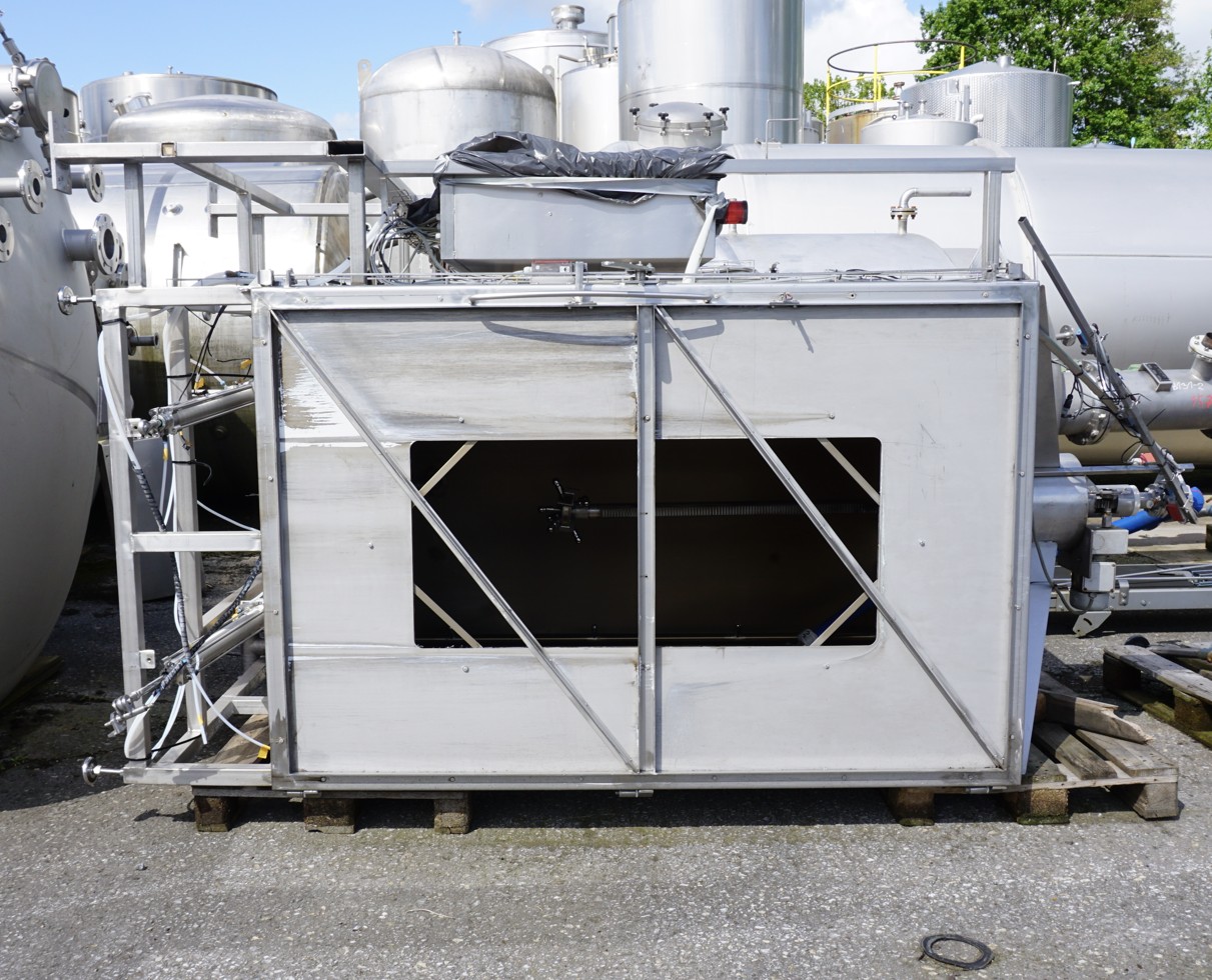 Containerwaschanlage aus V2A