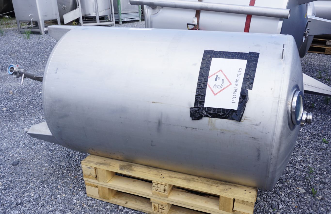 Behälter 900 Liter aus V2A, einwandig