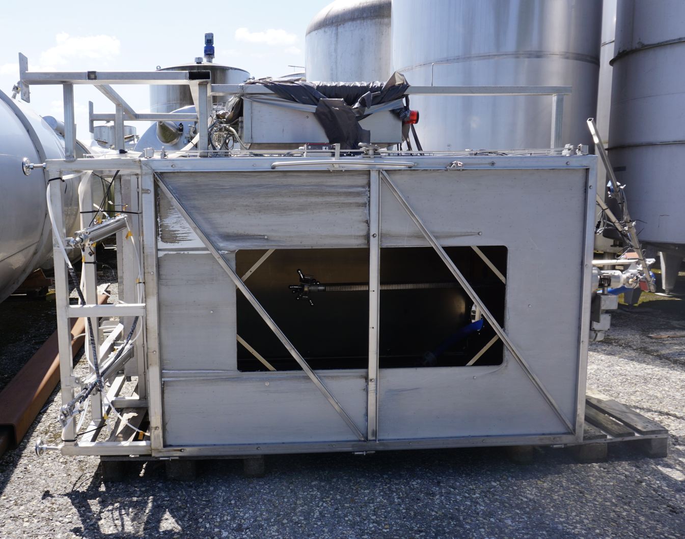 Containerwaschanlage aus V2A