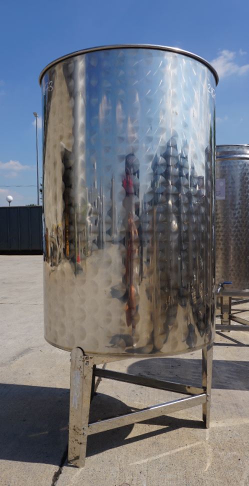Behälter 400 Liter aus V2A einwandig