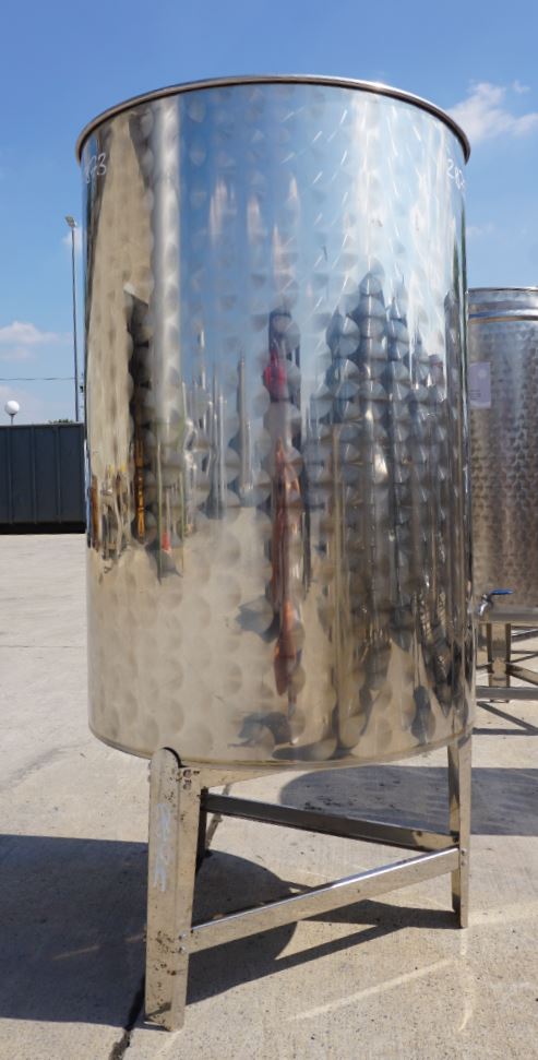 Behälter 400 Liter aus V2A einwandig
