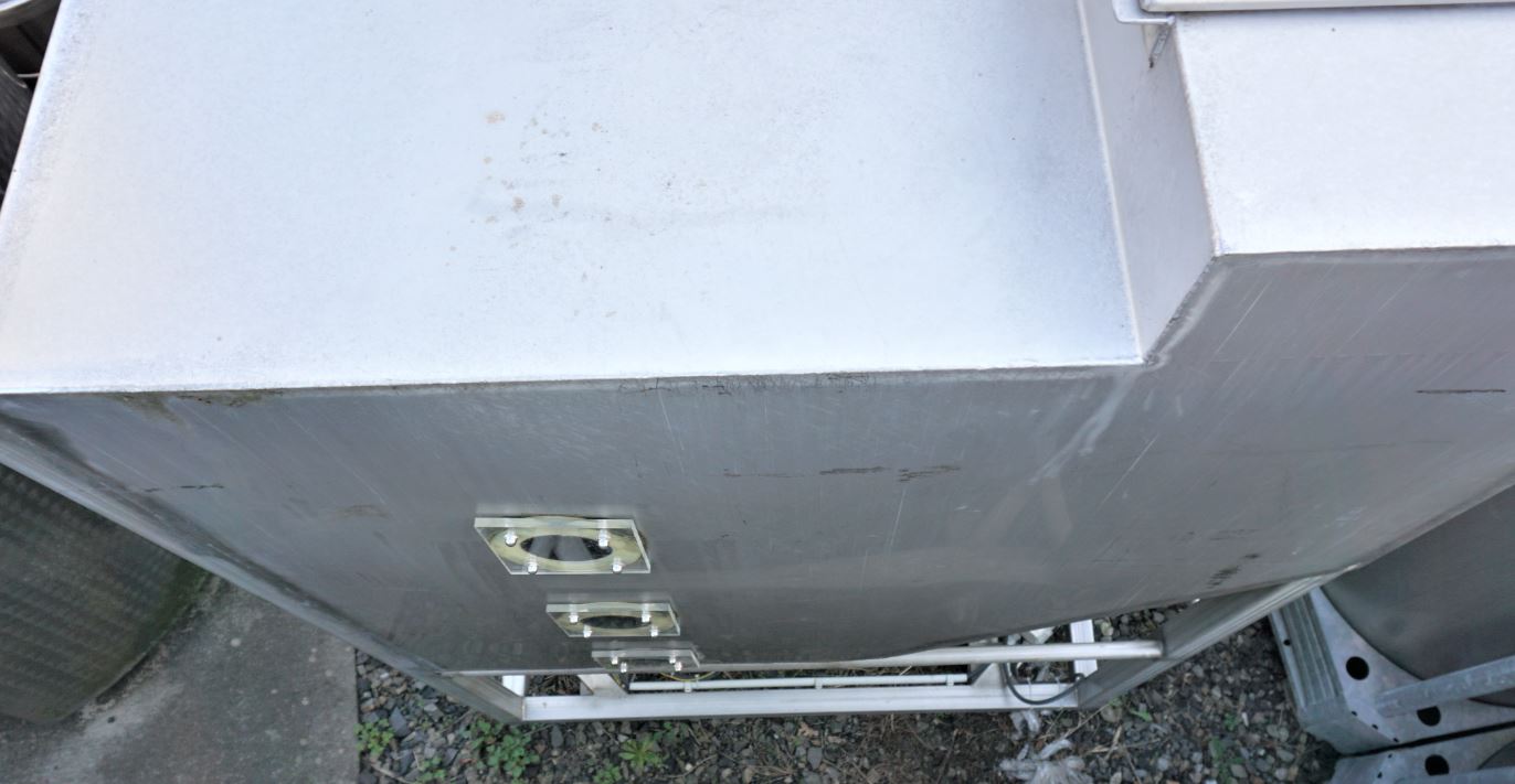 Container 2.400 Liter aus V2A einwandig