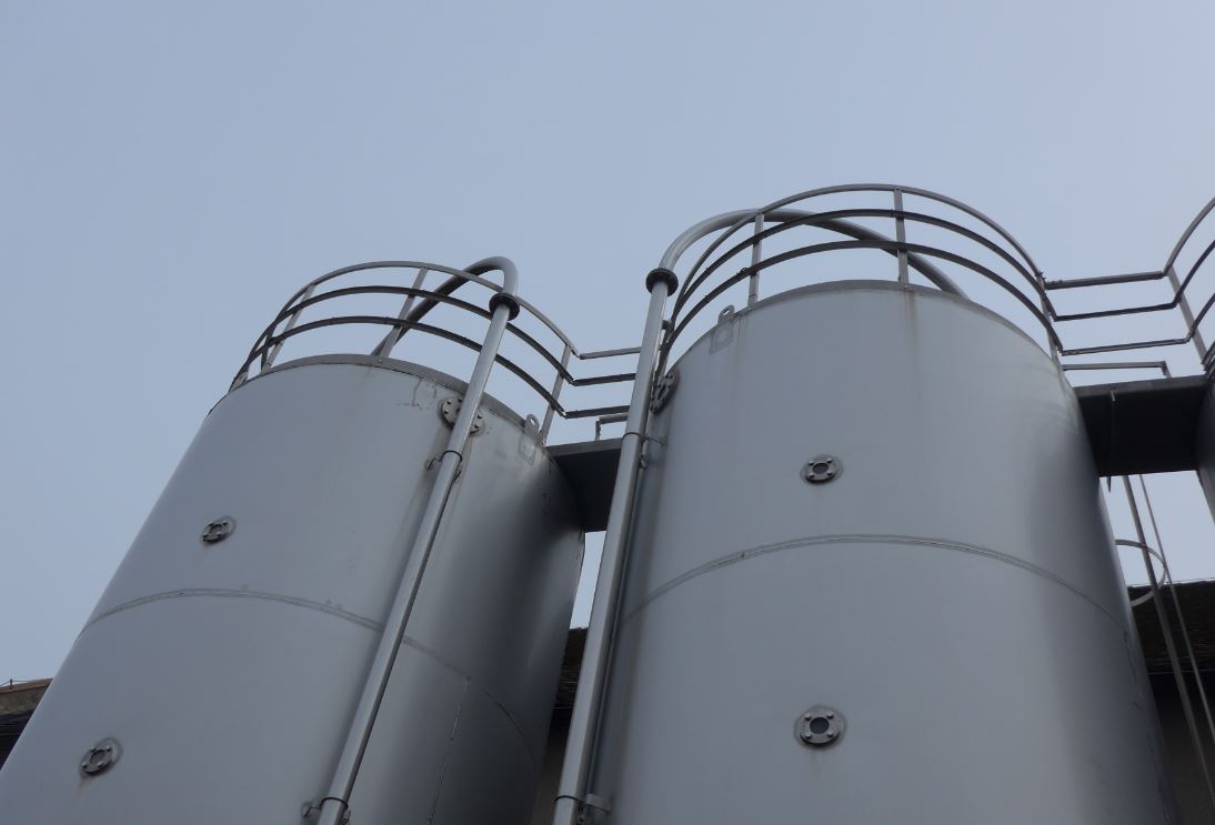 Silo 36.000 Liter aus V2A