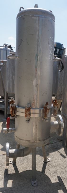 Filter 55 Liter aus V2A, gebraucht