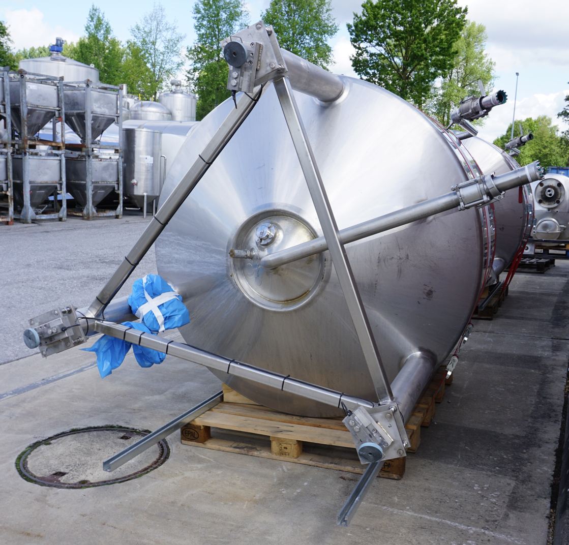 Behälter 3.000 Liter aus V2A, isoliert