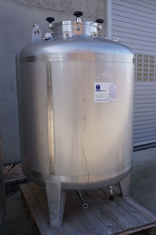 Behälter 1.000 Liter aus V4A, einwandig