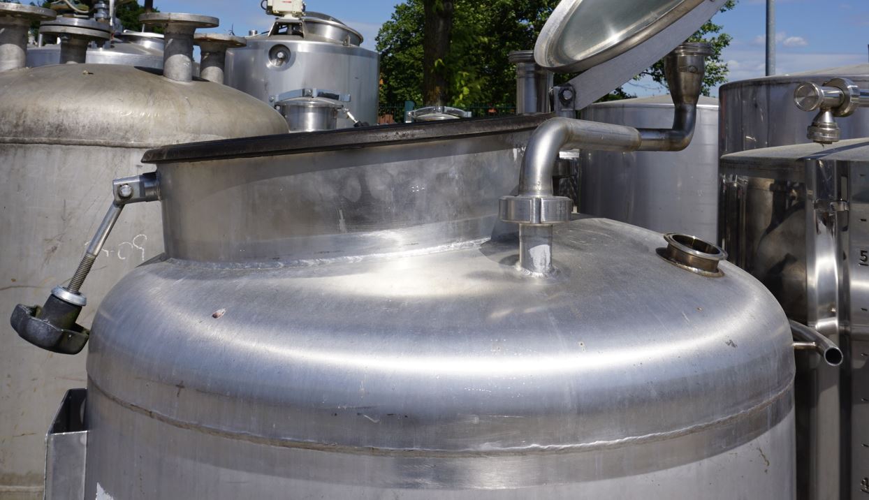 Behälter 290 Liter aus V4A, einwandig, gebraucht