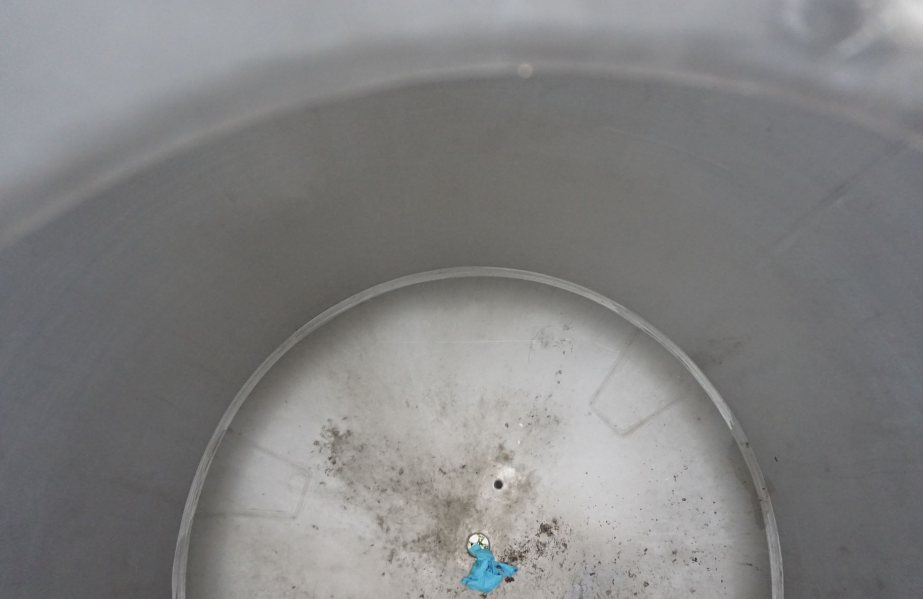 Druckbehälter 1.520 Liter aus V2A, einwandig