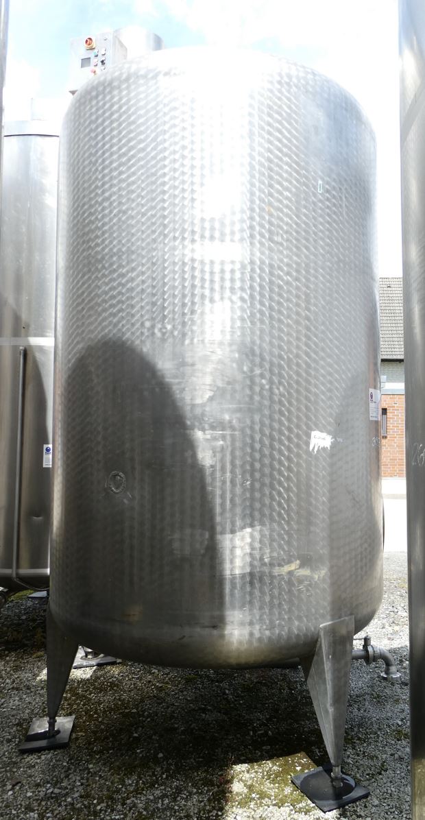 Behälter 6.220 Liter aus V2A, einwandig, gebraucht (ehem. Drucktank)