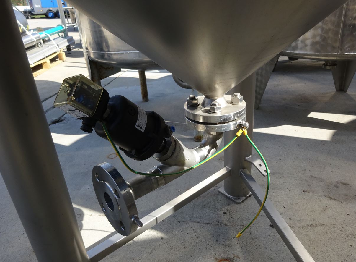 Behälter 1.035 Liter aus V4A, einwandig