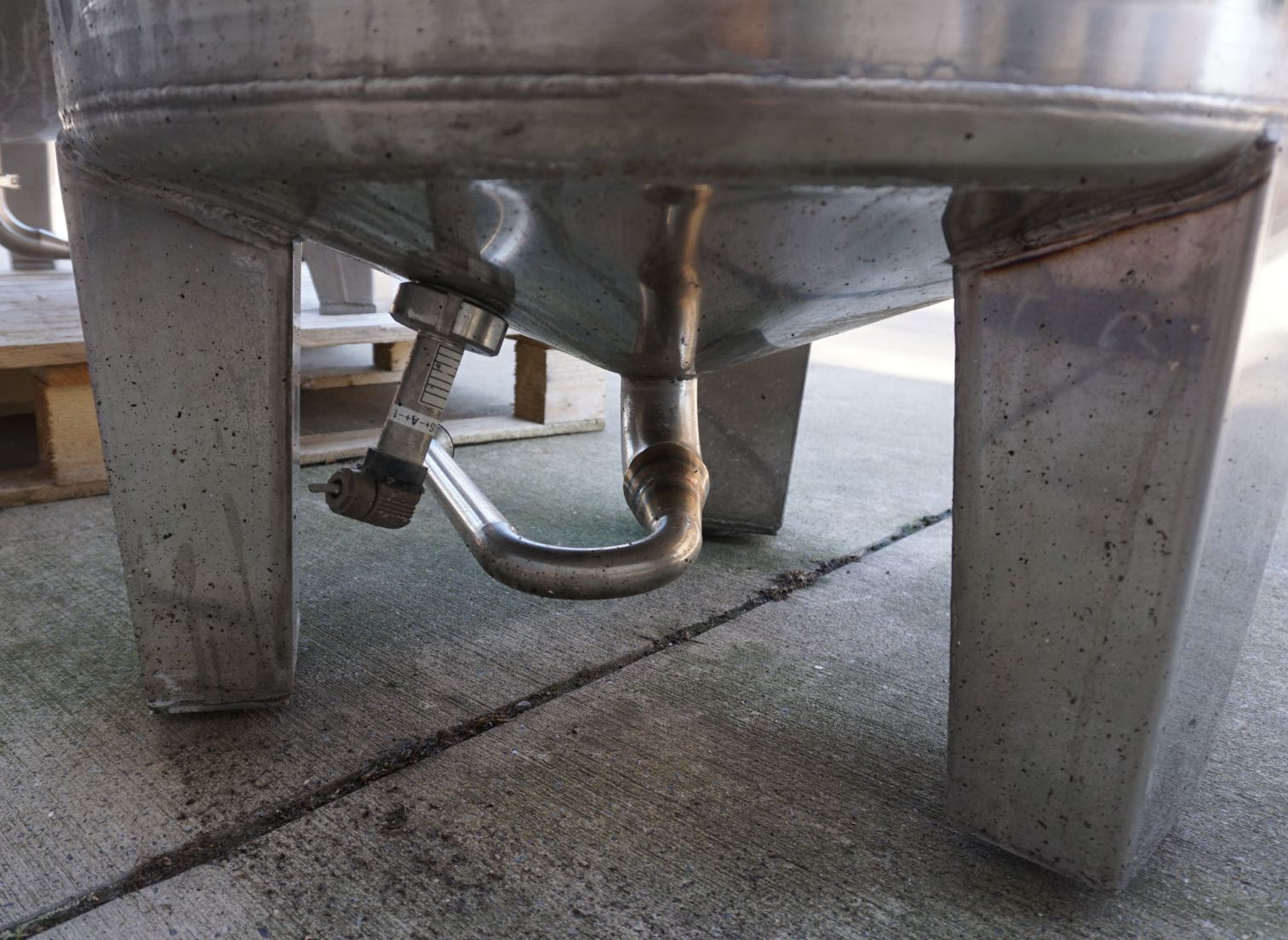Behälter 500 Liter aus V4A, einwandig