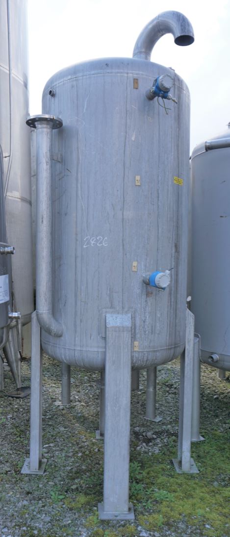 Behälter 1.300 Liter aus V4A einwandig, gebraucht