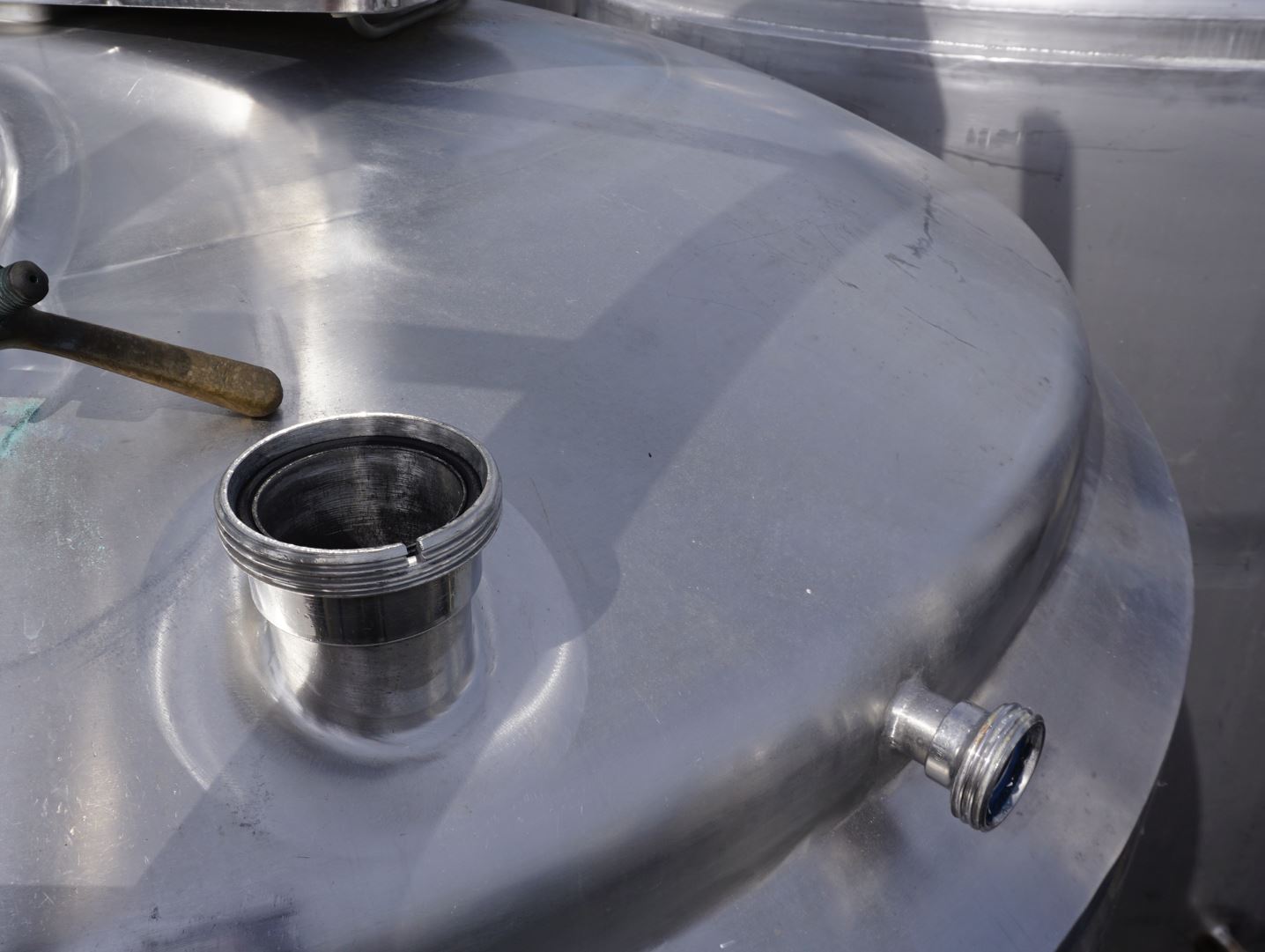 Behälter 2.000 Liter aus V2A isoliert, gebraucht