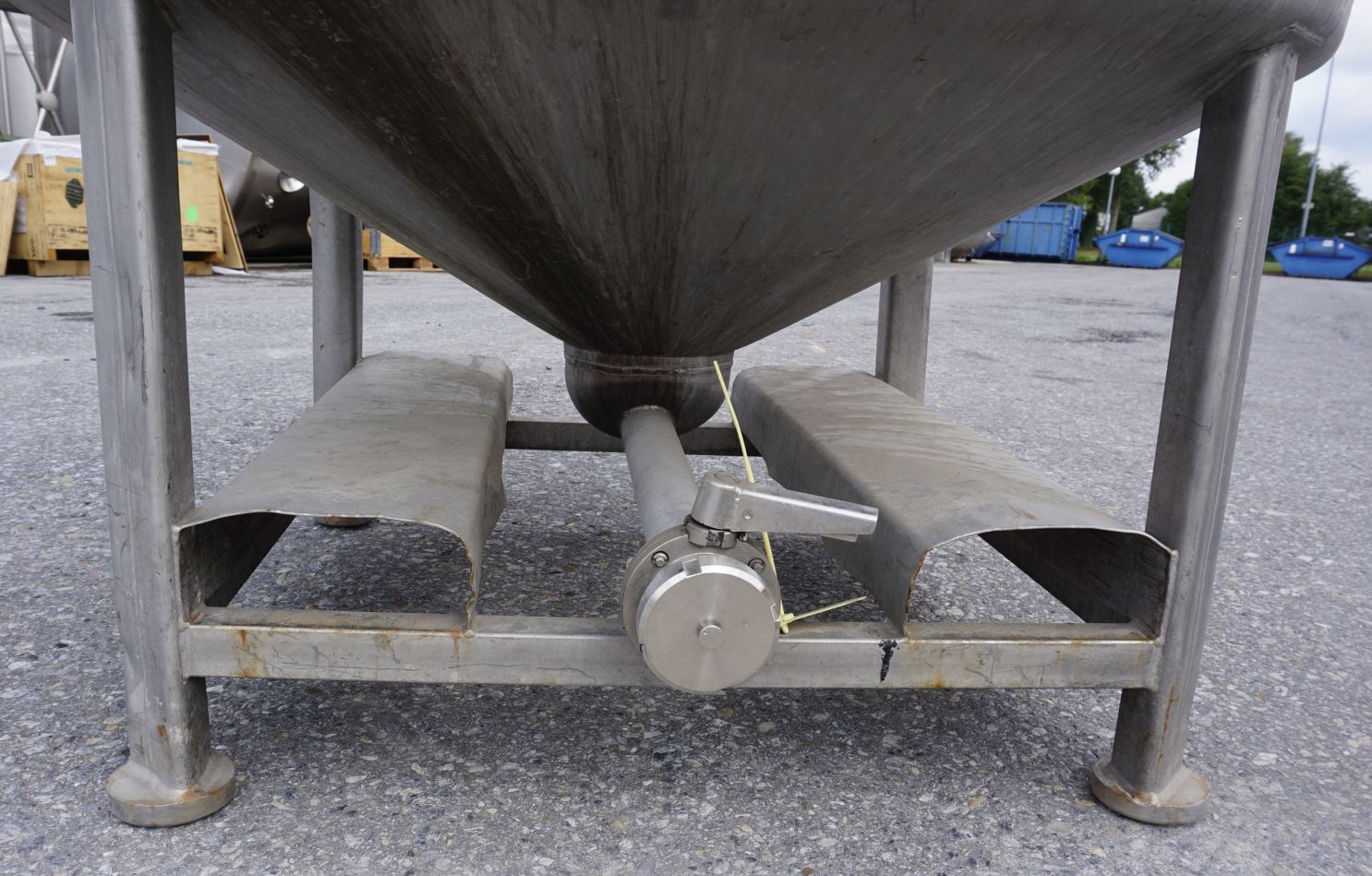 Rundcontainer 1.000 Liter aus V2A einwandig