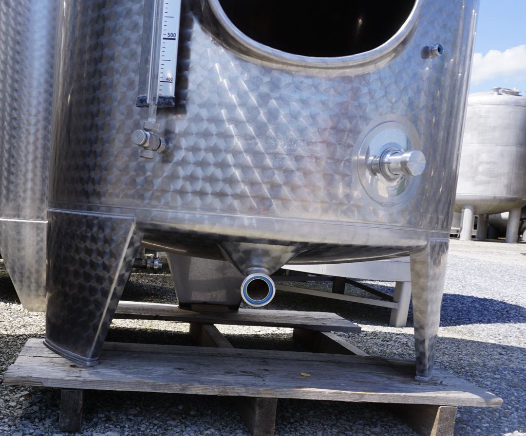 Behälter 1.550 Liter aus V2A, einwandig