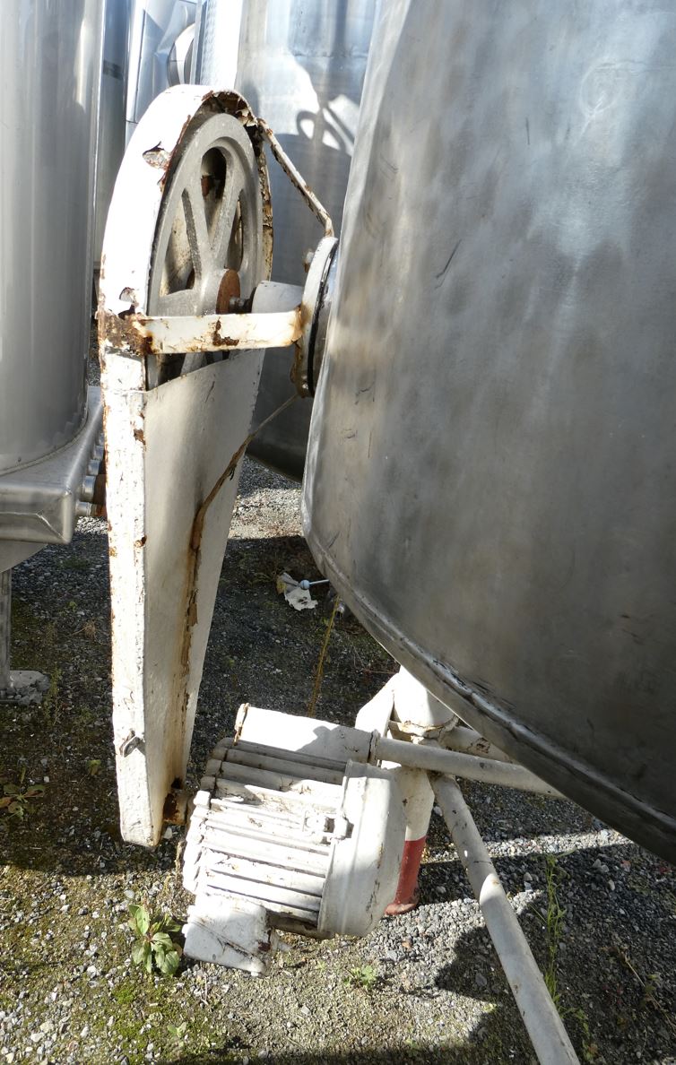 Behälter 1.400 Liter aus V4A einwandig, gebraucht