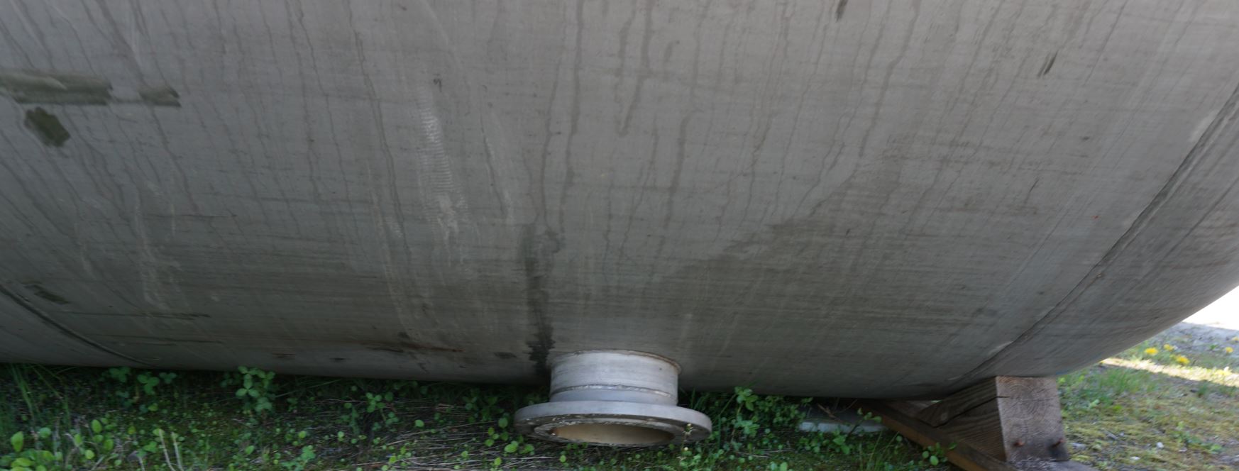 Filterbehälter 37.100 Liter aus V4A, einwandig