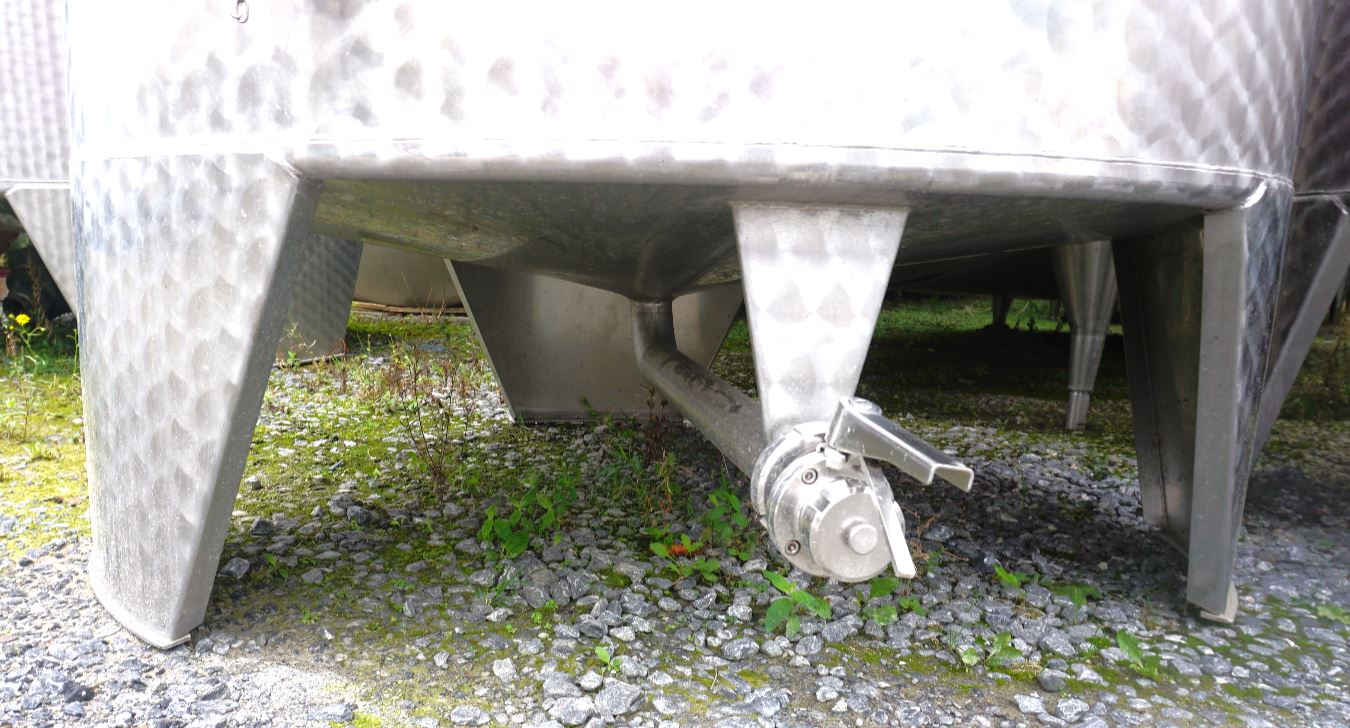 Behälter 3.000 Liter aus V2A, einwandig, gebraucht