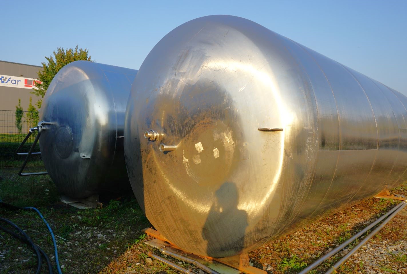 Behälter 38.000 Liter aus V2A, einwandig
