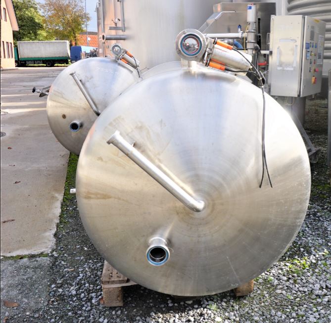 Behälter 2.000 Liter aus V2A, einwandig