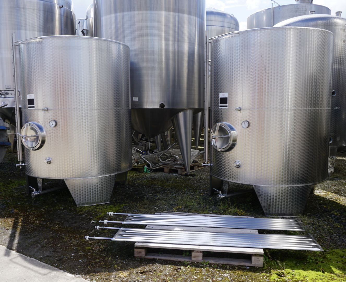 Behälter 5.400 Liter aus V2A, einwandig