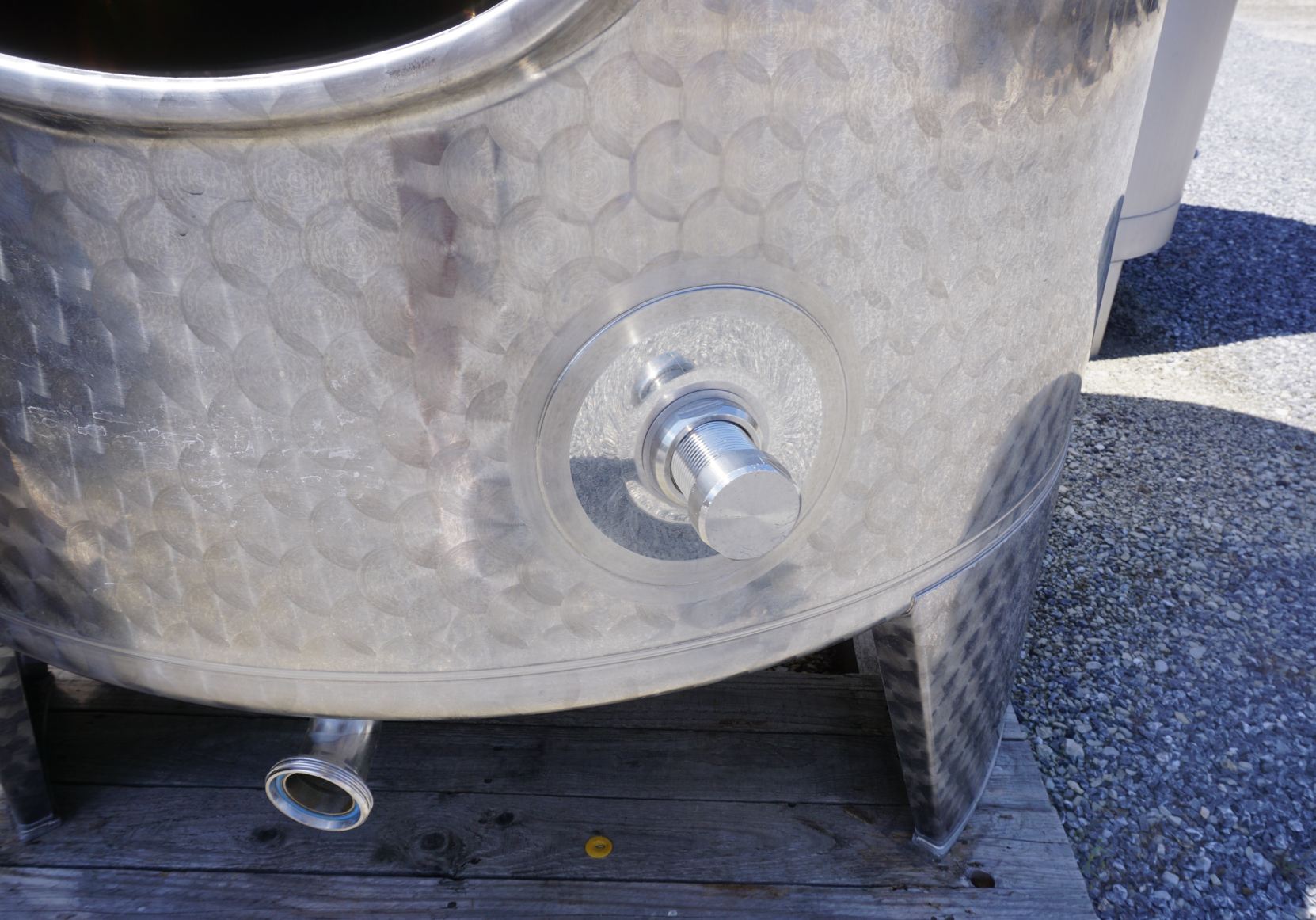Behälter 1.550 Liter aus V2A, einwandig