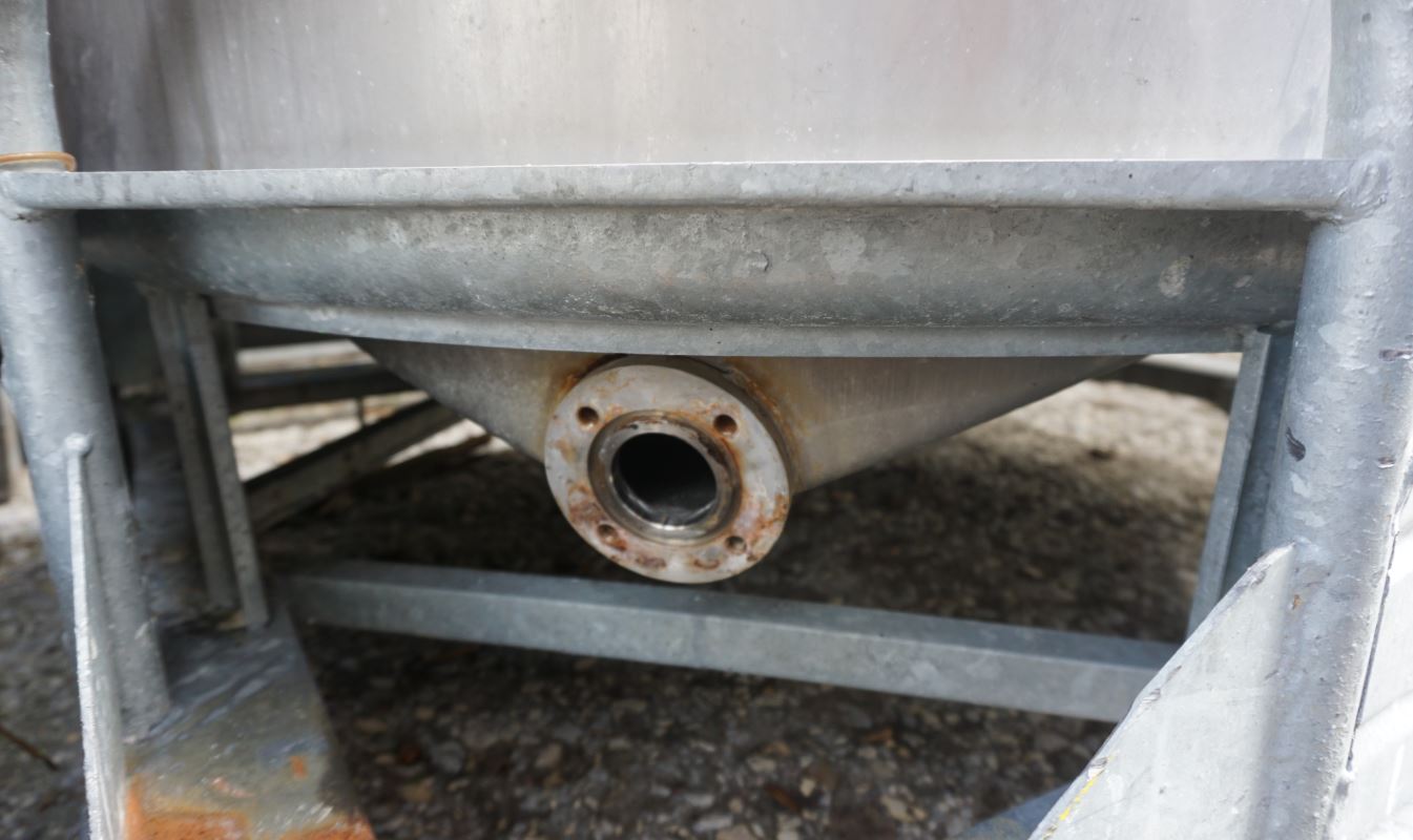 Rundcontainer 1.000 Liter aus V2A einwandig