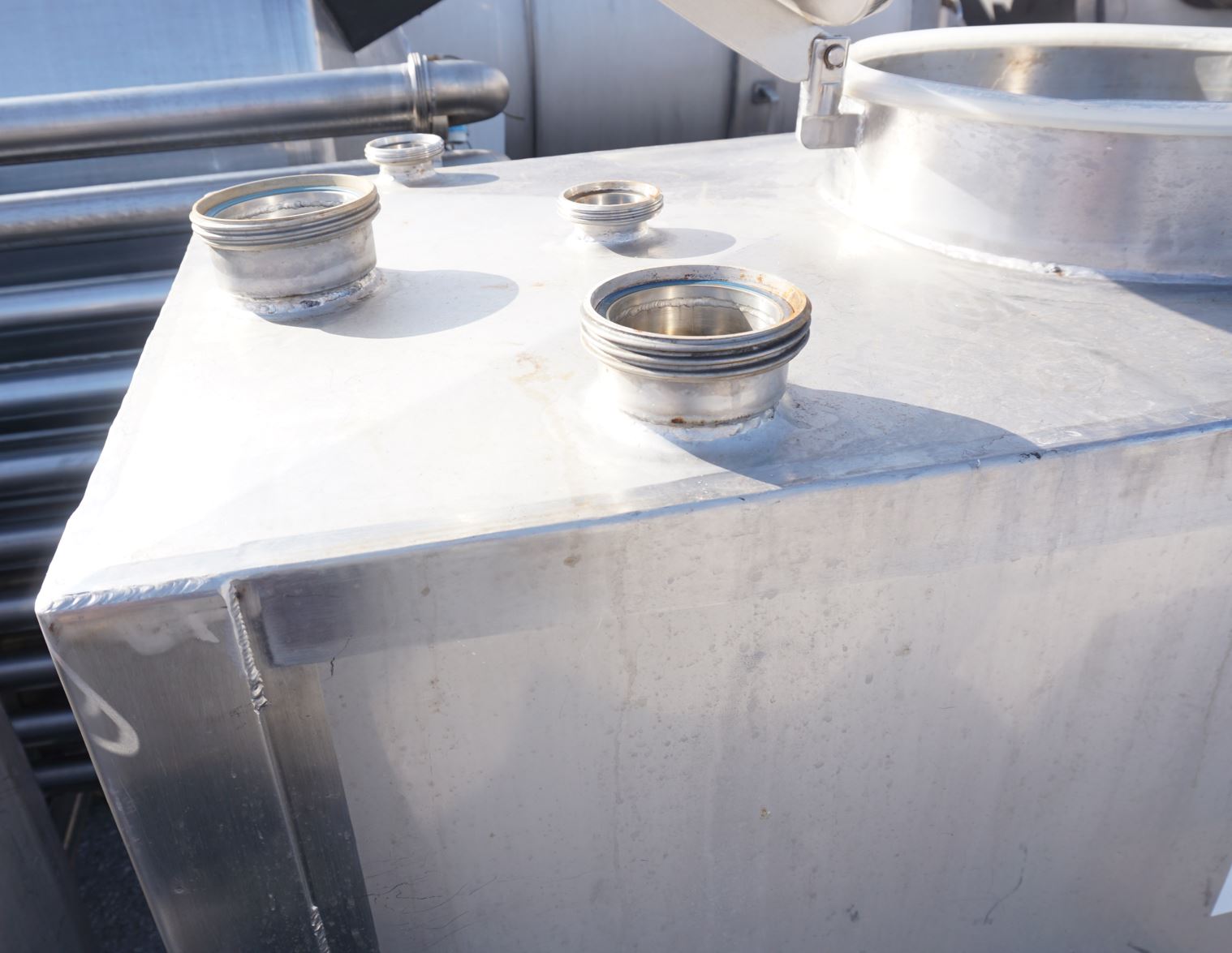 Behälter 600 Liter aus V4A, einwandig