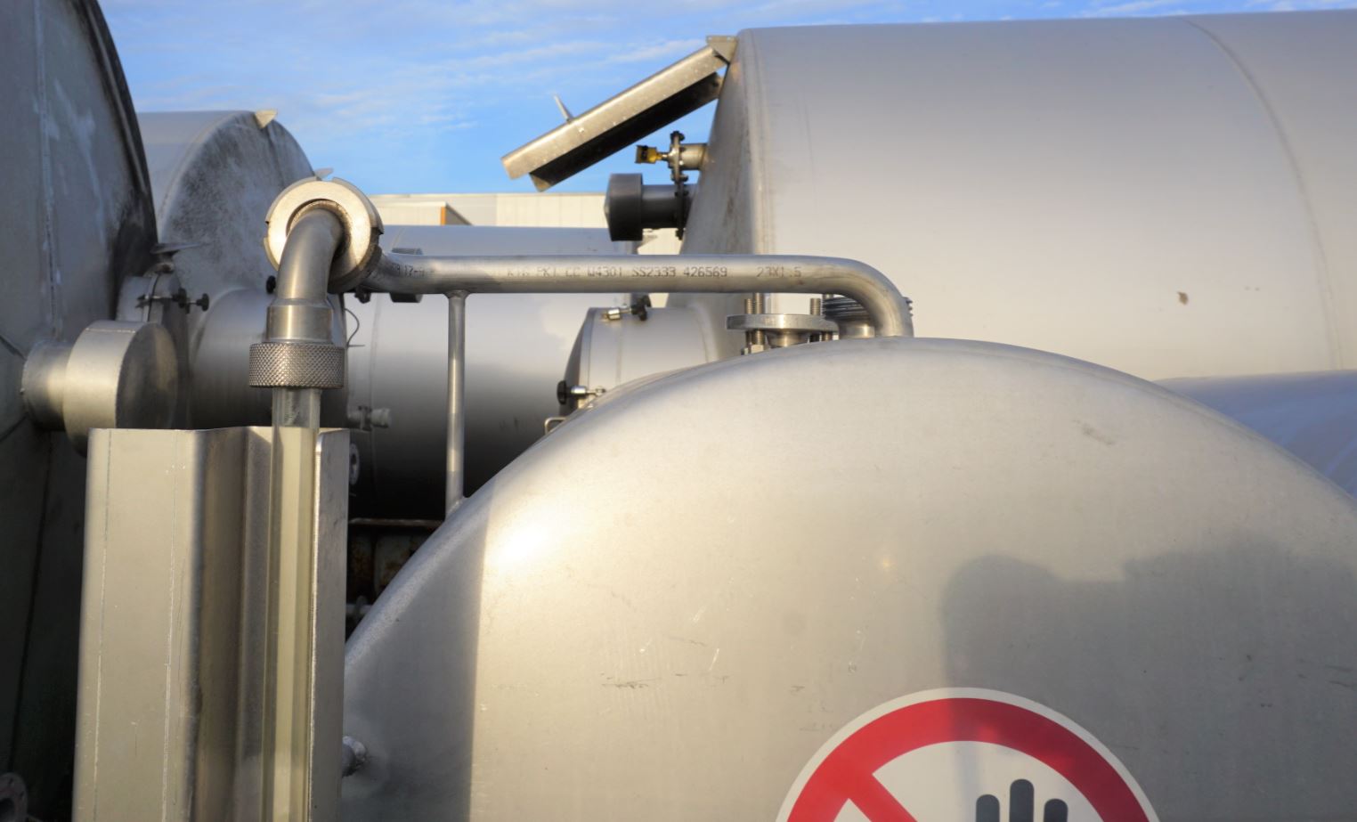 Behälter 1.220 Liter aus V2A einwandig