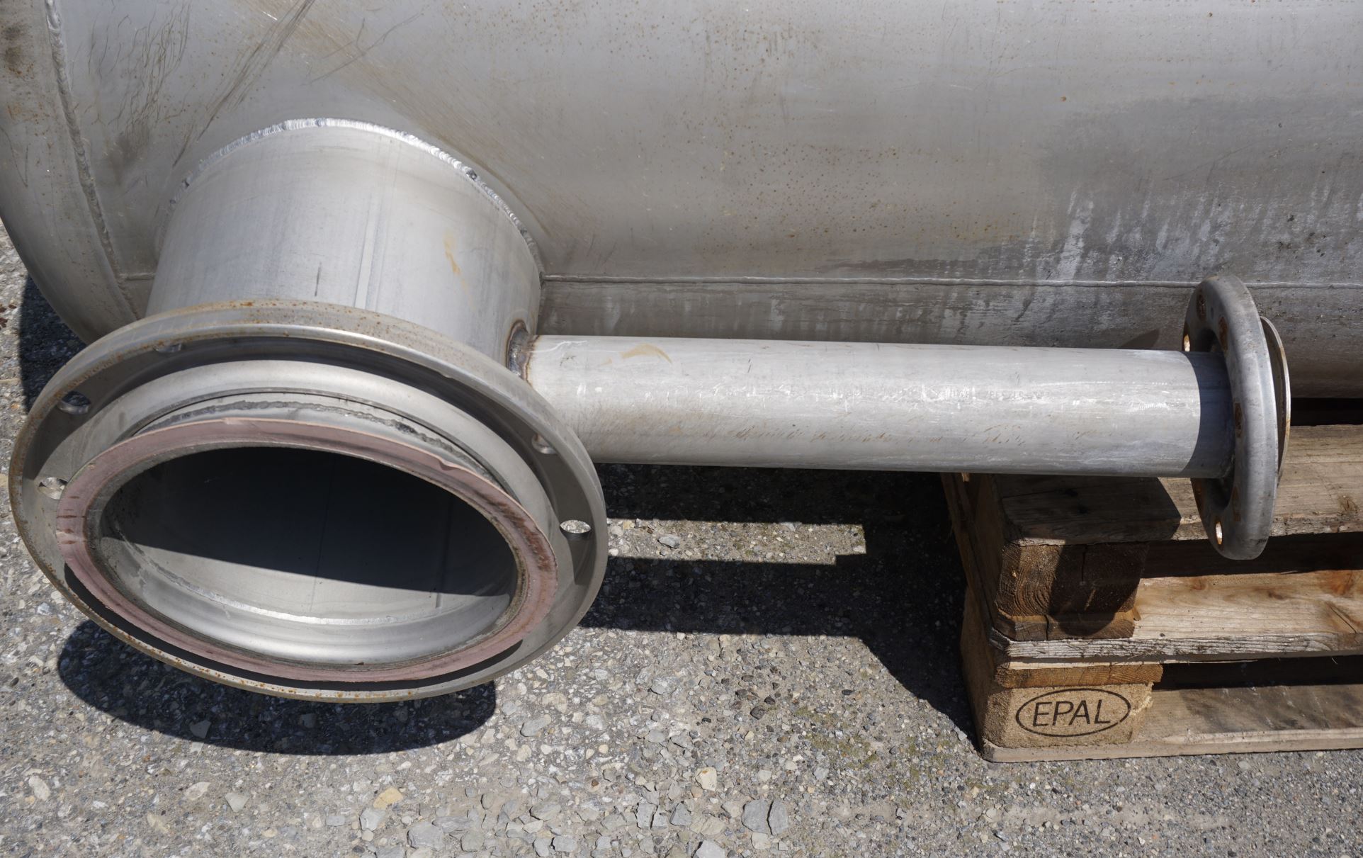 Druckbehälter 1.500 Liter aus V2A einwandig