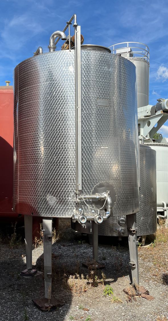 Behälter 3.500 Liter aus V2A, isoliert