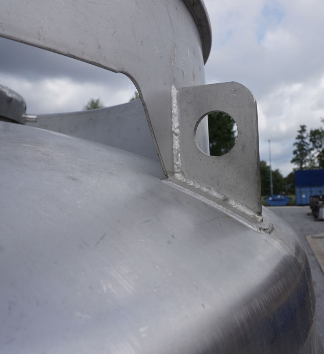 Rundcontainer 1.000 Liter aus V2A einwandig